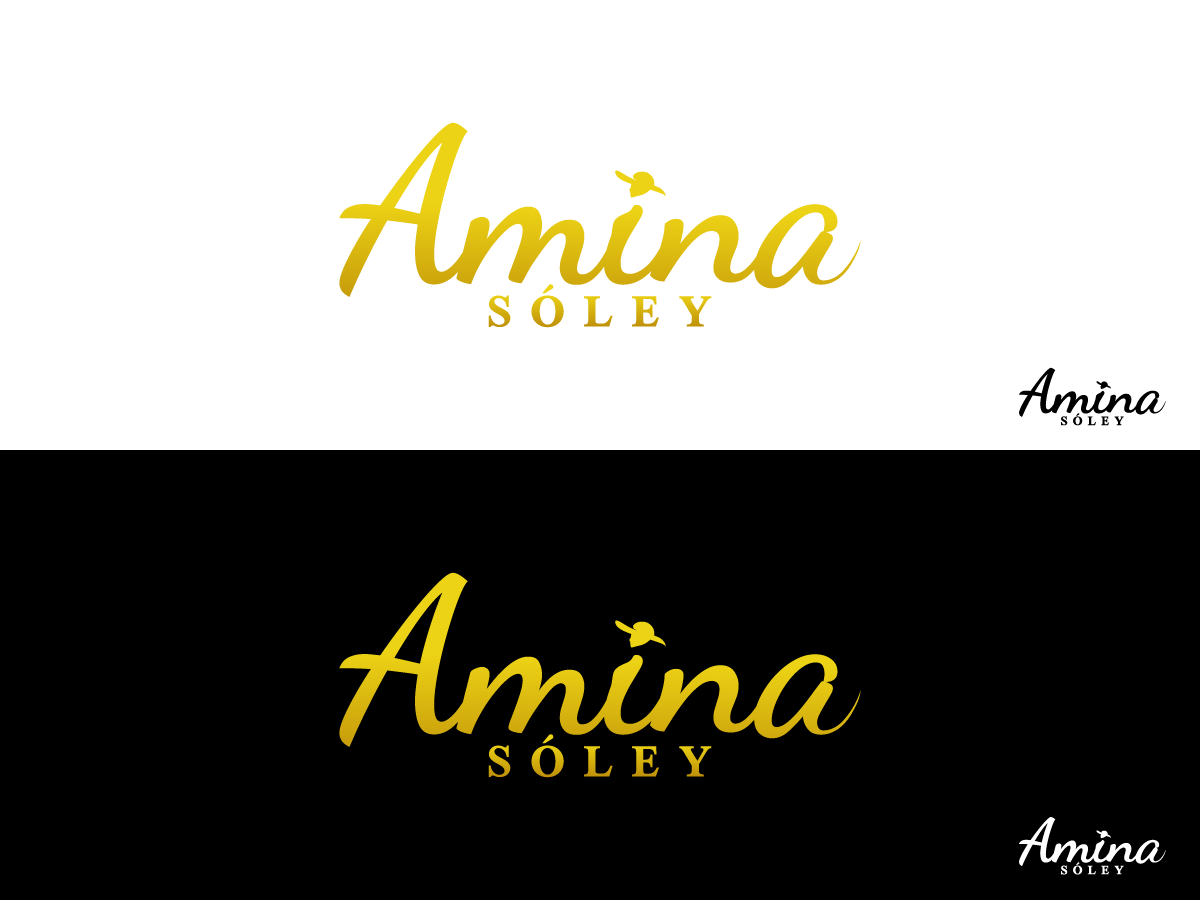 Logo Design by Kornelius - Lahalah for Amina Sóley | Design #26065239
