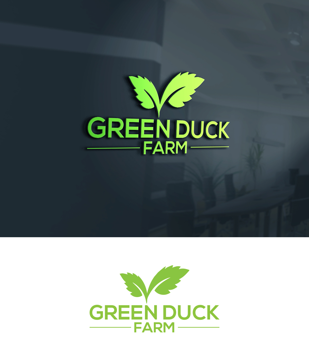 Logo Design by romasa design555 for Green Duck Farm | Design #26066369