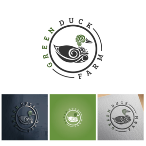 Logo Design by michellefrances for Green Duck Farm | Design: #26065845