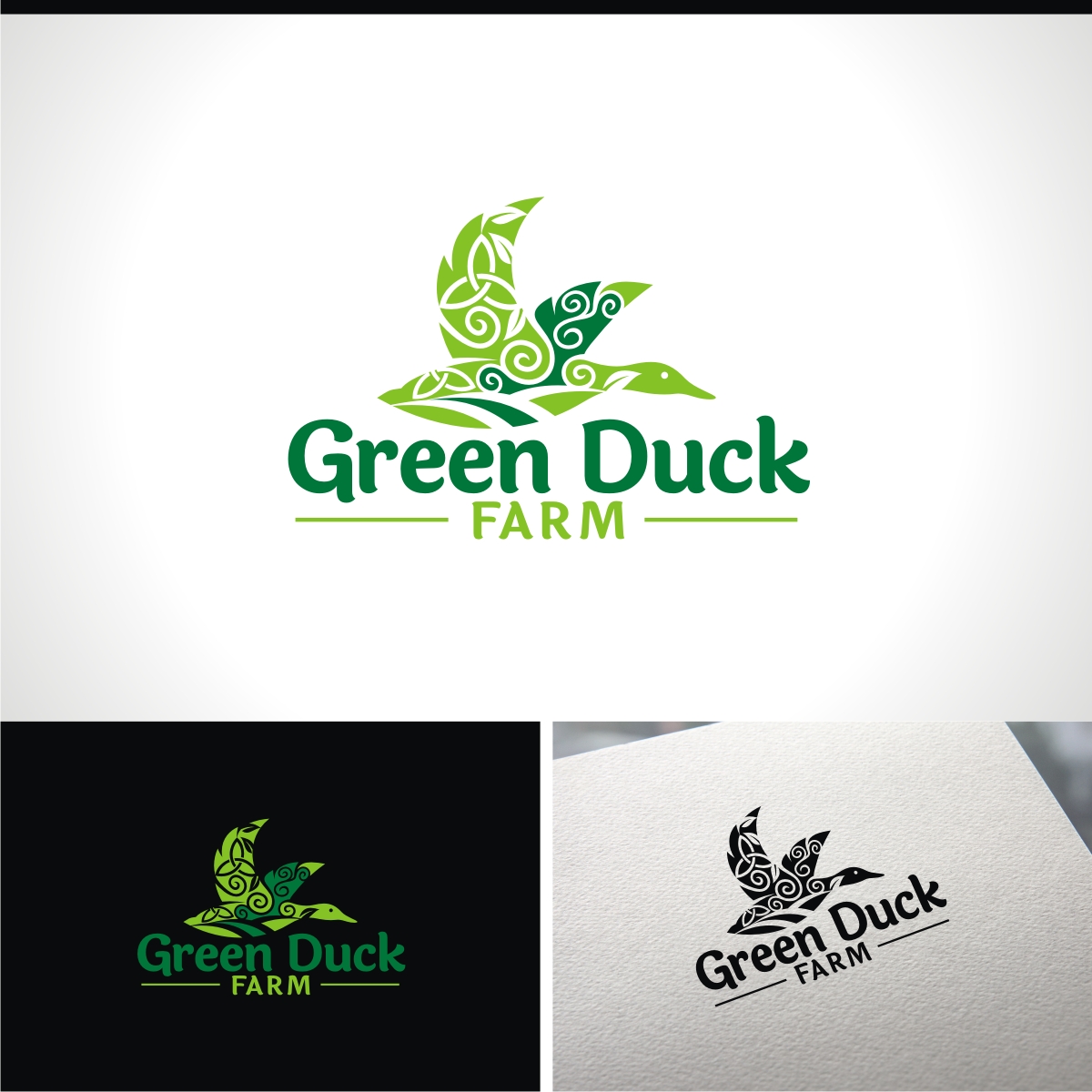 Logo-Design von e-graphics für Green Duck Farm | Design #26060958