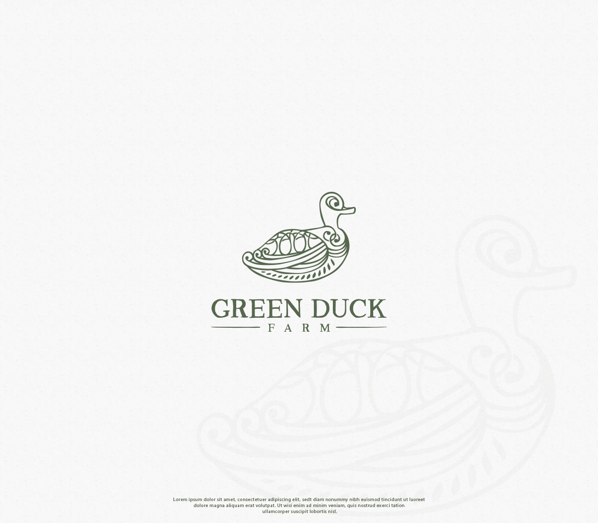 Logo Design by GBDESIGN for Green Duck Farm | Design #26066187