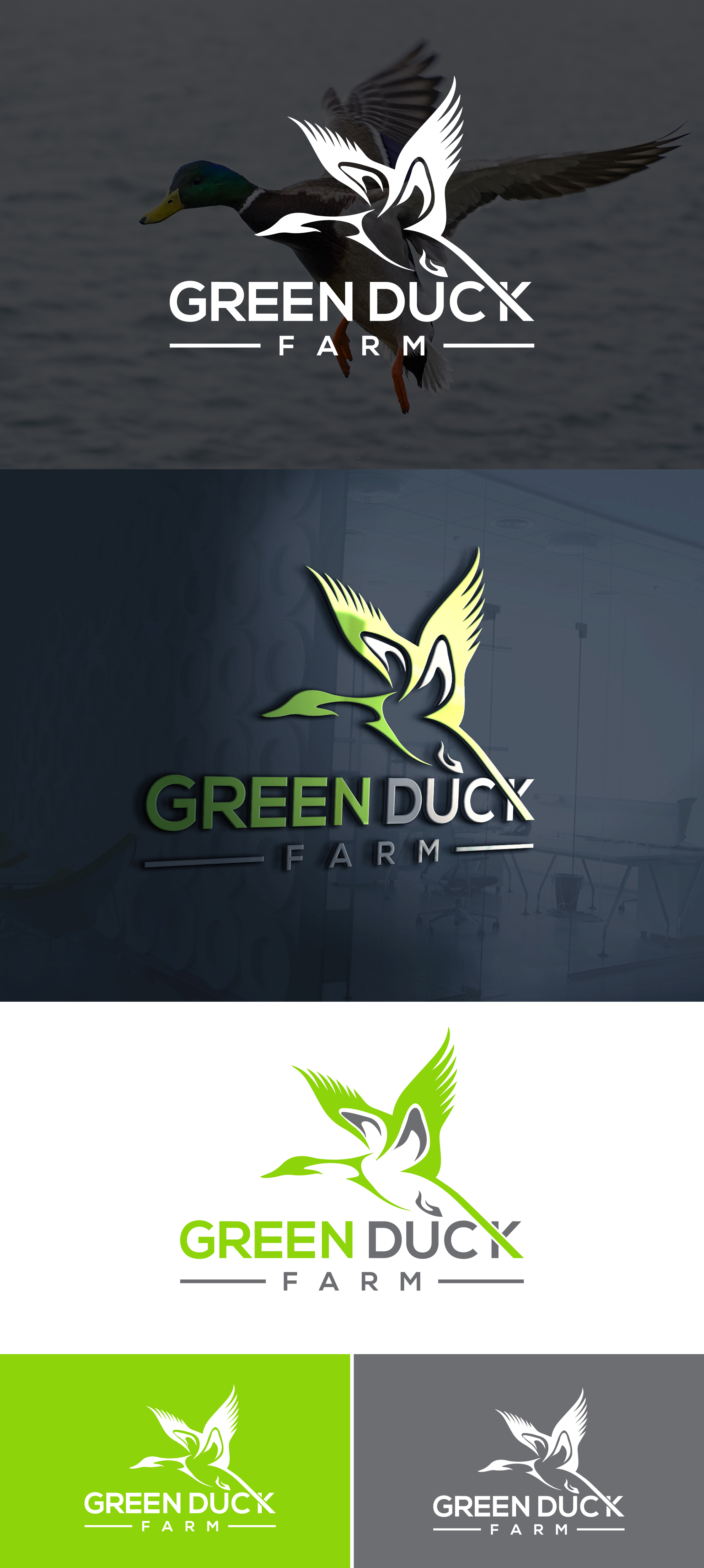 Logo Design by Mongsh for Green Duck Farm | Design #26061636