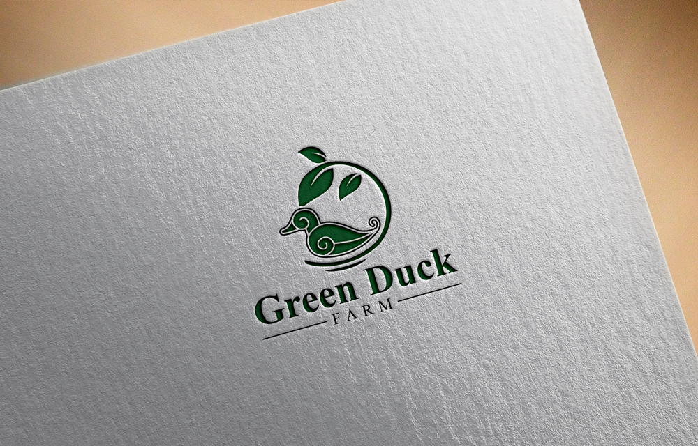Logo Design by Hridoy Mizi 2 for Green Duck Farm | Design #26061889