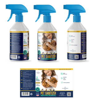 Hydraegis, a Pet Sanitizer using a non alcohol product | Diseño de Etiqueta por 68_Design