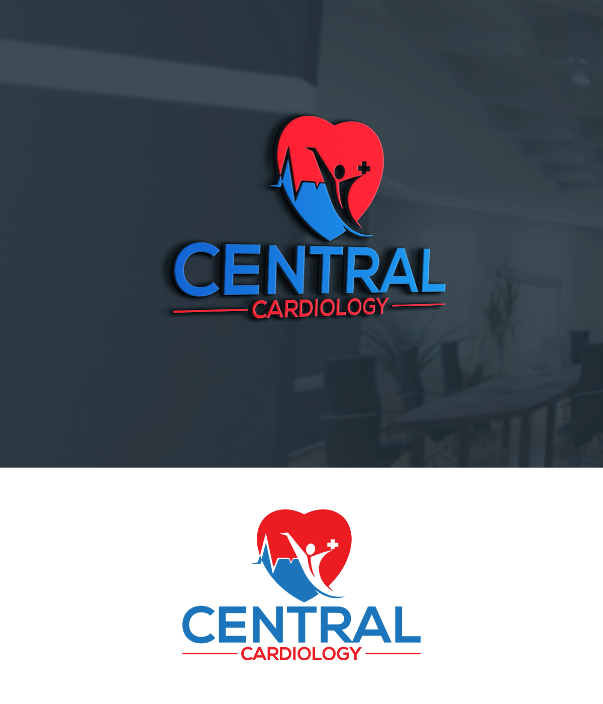 Logo Design by romasa design555 for Central Cardiology Clinic | Design #26067248