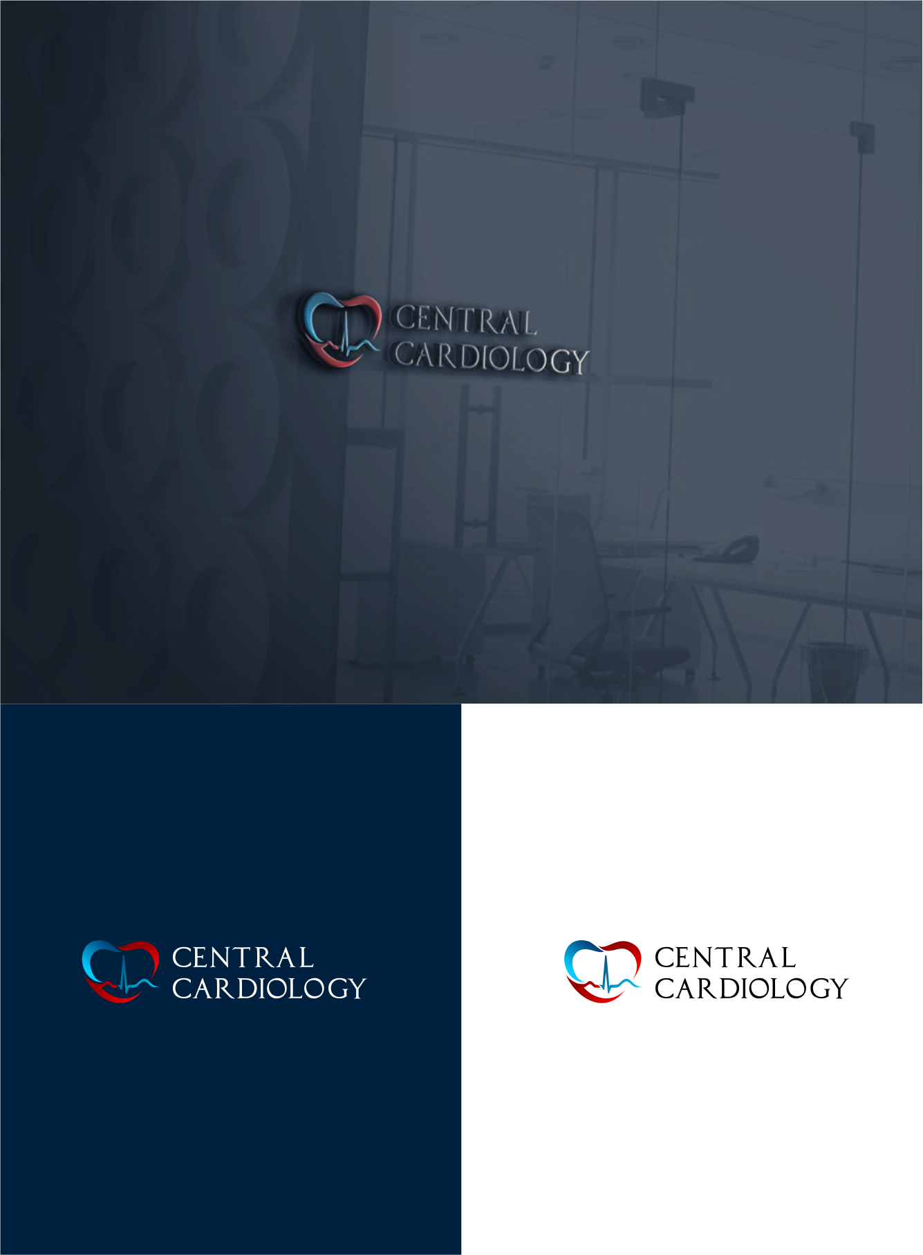 Logo Design by *mary for Central Cardiology Clinic | Design #26068347