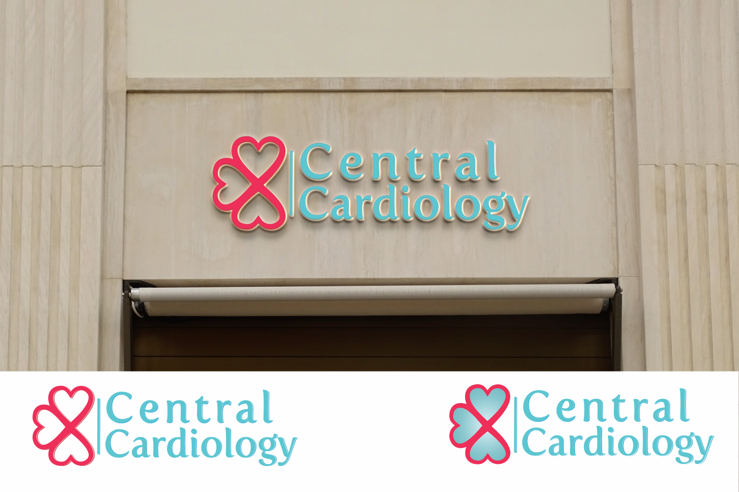 Logo Design by Bizet Zovko design for Central Cardiology Clinic | Design #26071477