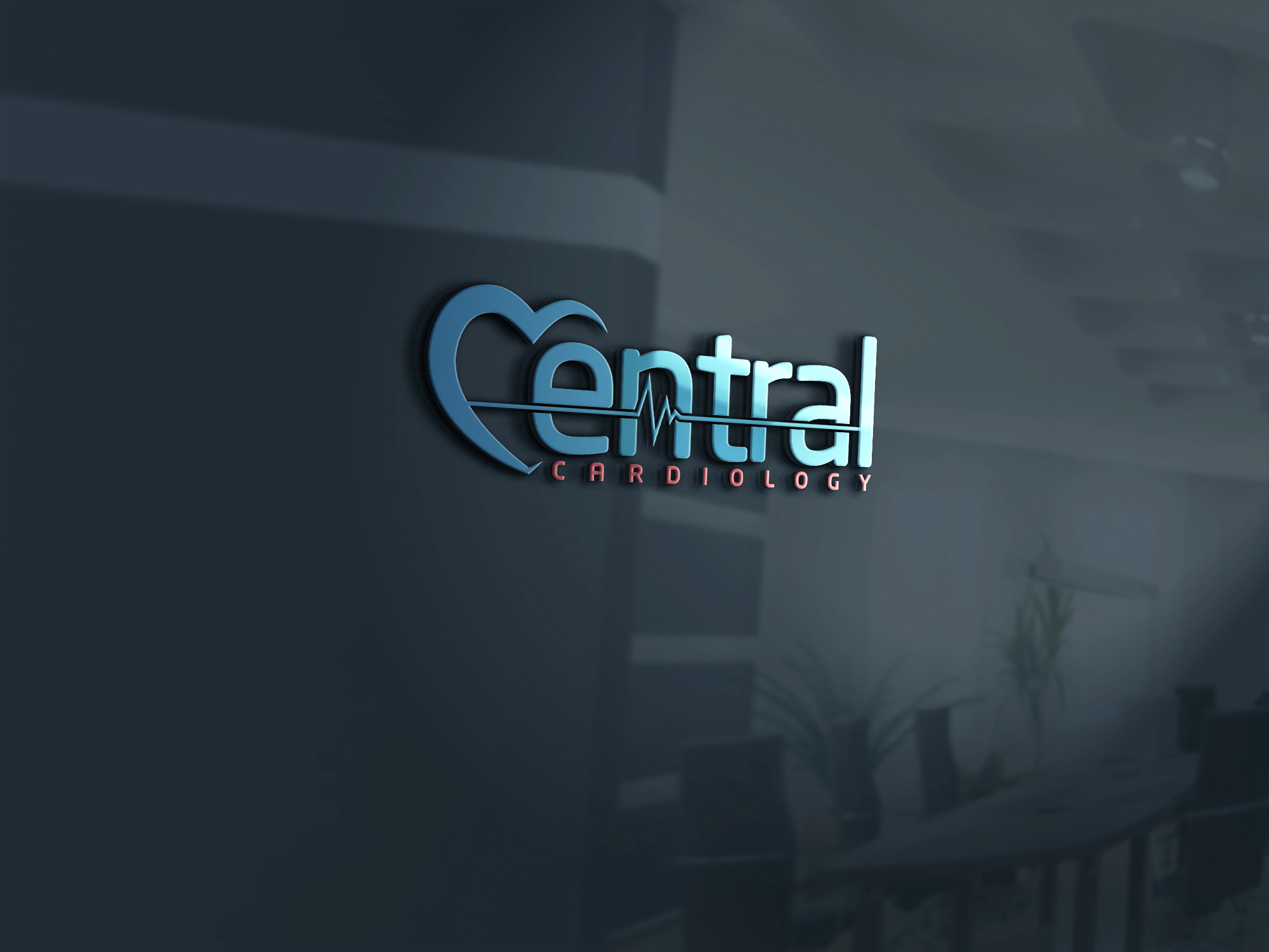 Logo Design by FireflyArt for Central Cardiology Clinic | Design #26069175