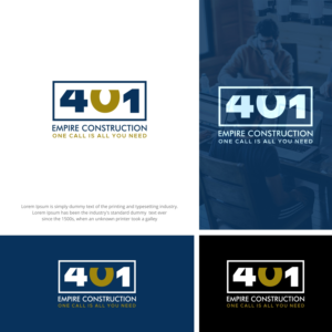 401 Empire Construction | Diseño de Logo por CIG Designer