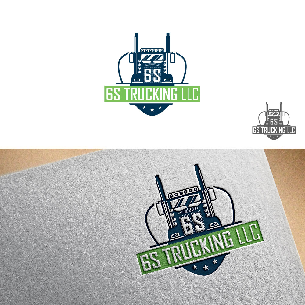 Logo Design by Trident for 6S Trucking LLC | Design #26065054