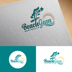 BeachGum Australia (Note:  no specific emphasis on any of the lettering ) | Logo Design by Anekaa