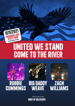 United We Stand / Come to the River  | Flyer-Design von Sergio Coelho