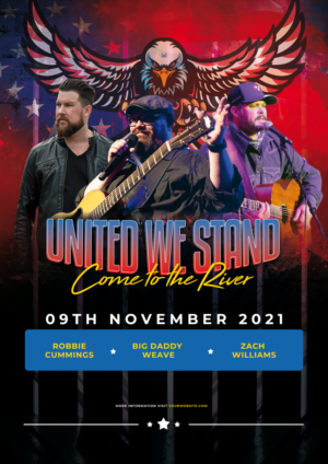 United We Stand / Come to the River  | Flyer-Design von Rongbaaz