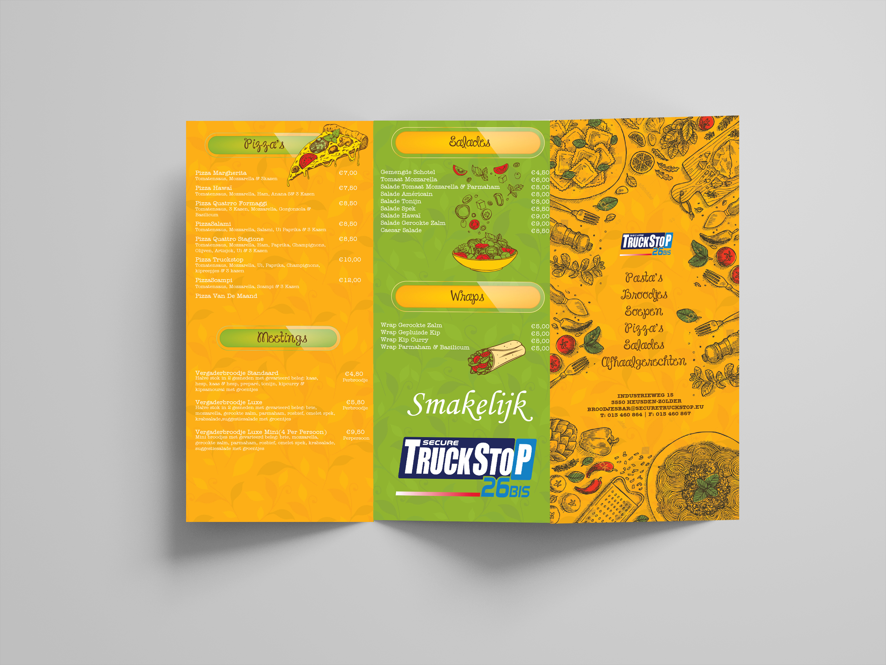 Flyer Design by MariaBayley for Truckstop 26Bis BV | Design #26071113