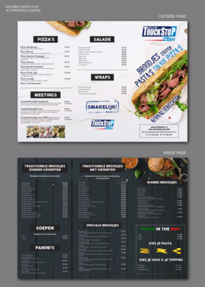 Flyer Design by SY for Truckstop 26Bis BV | Design #26080503