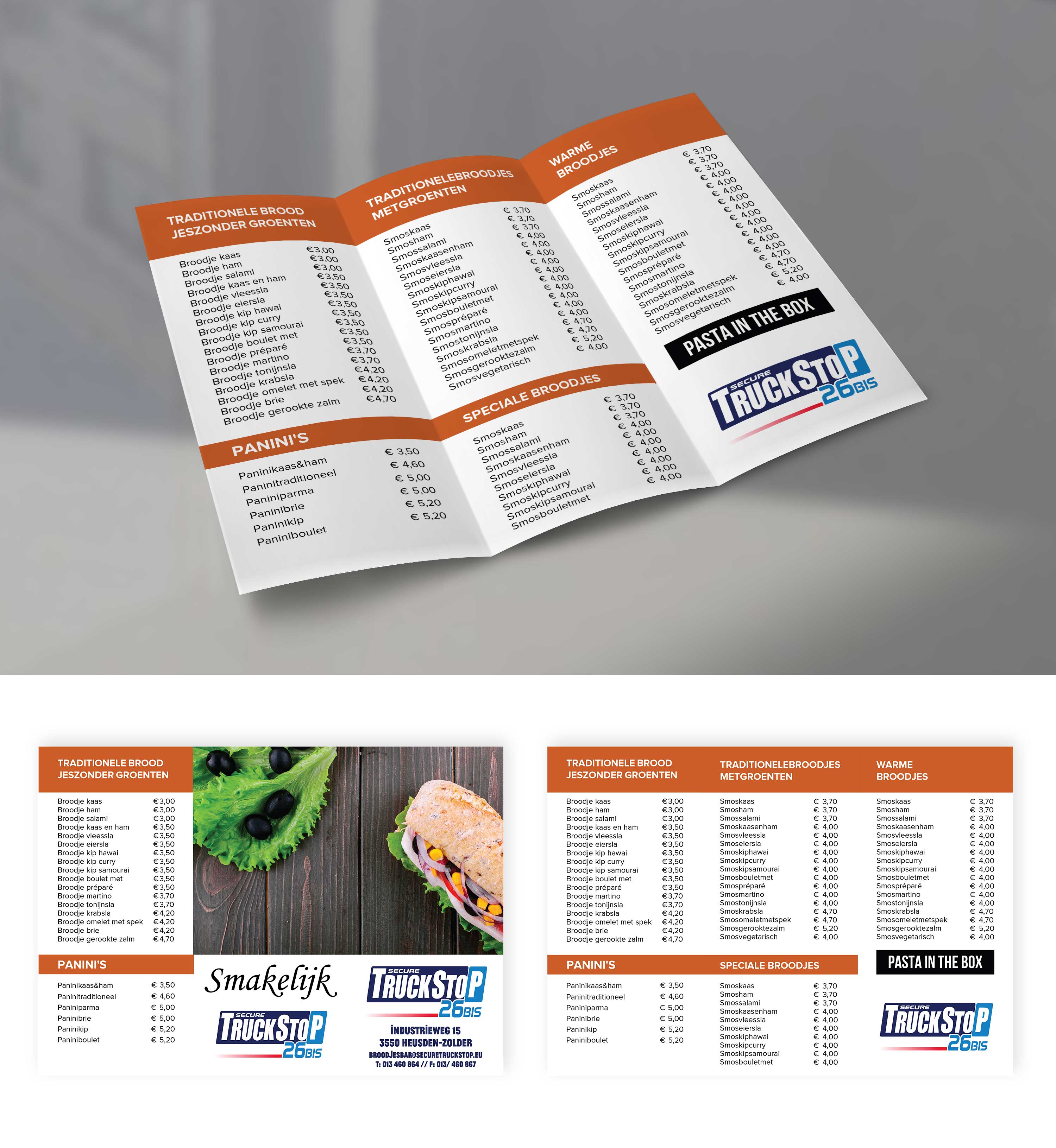 Flyer Design by Deziners Zone for Truckstop 26Bis BV | Design #26079096