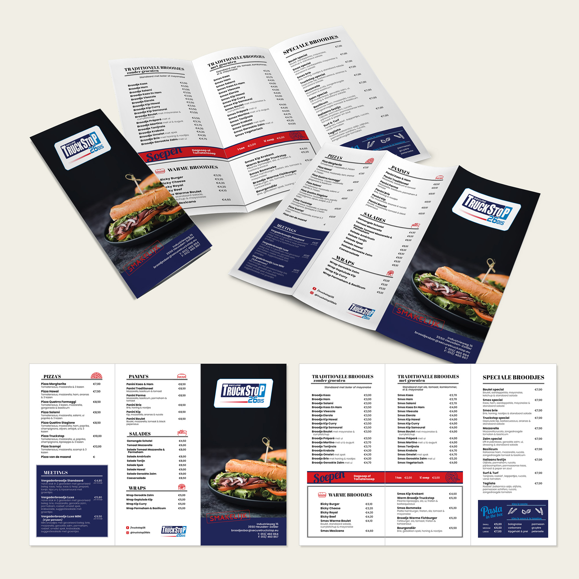 Flyer Design by niamelia for Truckstop 26Bis BV | Design #26082449