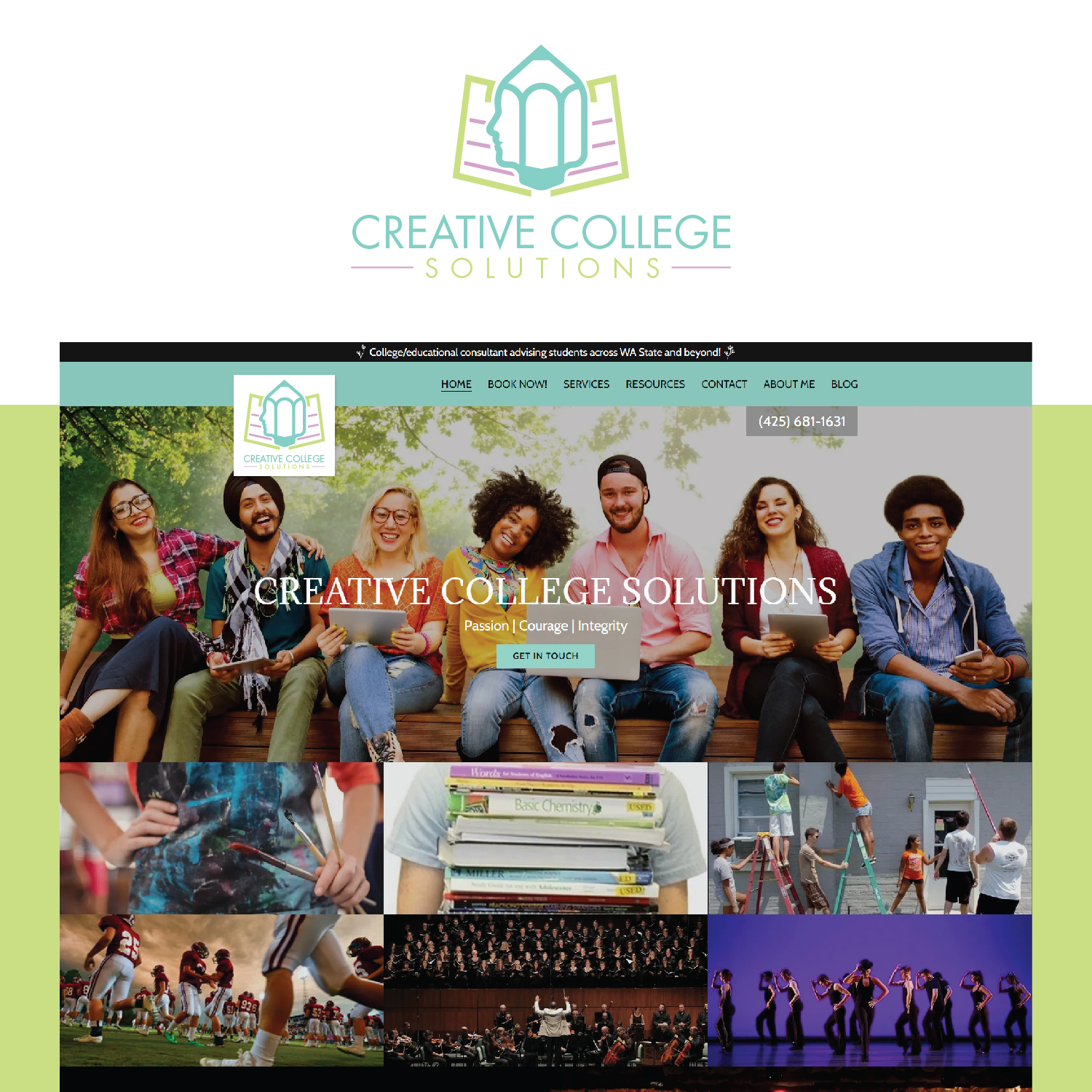 Logo Design by Maxo-Biz for Creative College Solutions  | Design #26072117