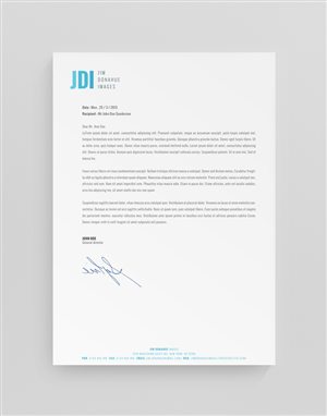 Letterhead Design by stoodio.id for Jim Donahue Images | Design: #3645016