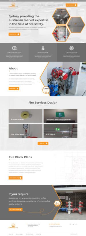 Redesign Website for Luminous Fire | Web Design by SAC-D