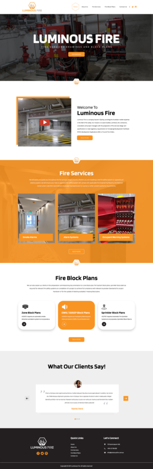 Redesign Website for Luminous Fire | Web Design by Jarry199776
