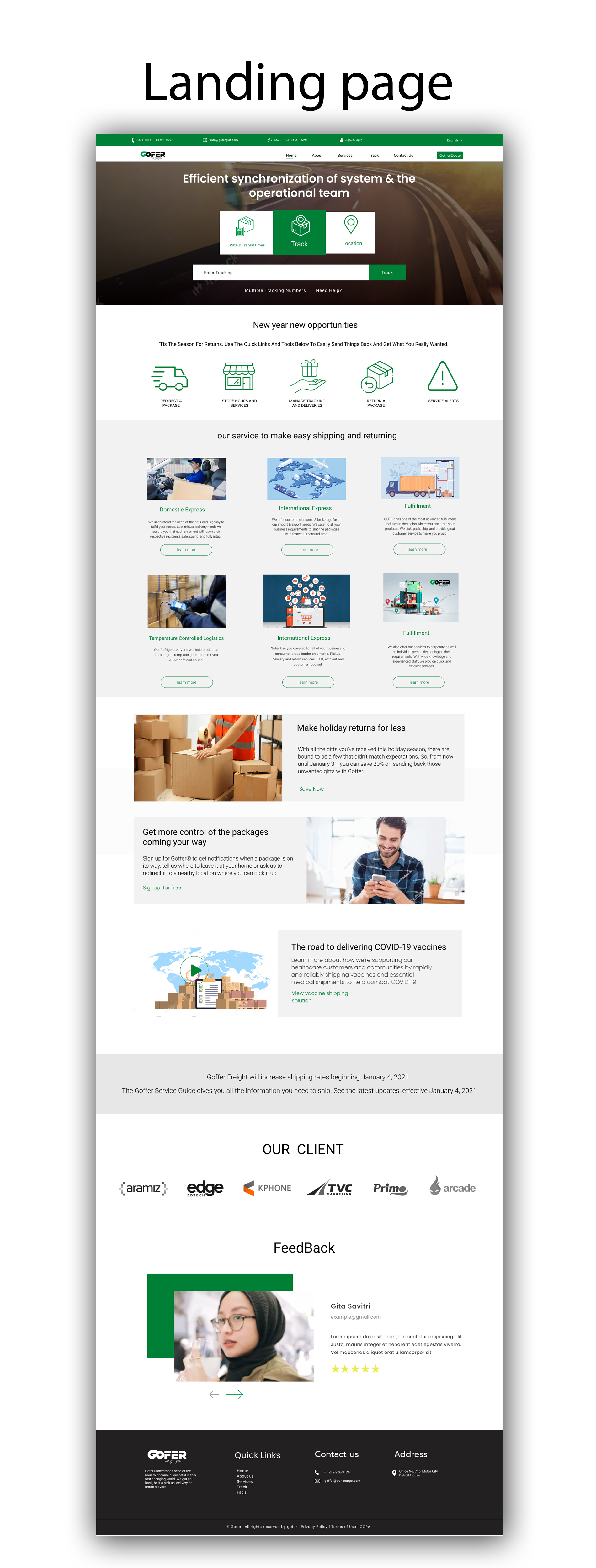 Web Design by Adeel Rahman for this project | Design #26085428