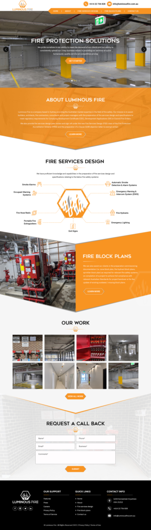 Redesign Website for Luminous Fire | Web Design by Titan Eagle