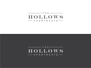 The Hollows, The Hollows Apartments, TH, THA | Logo Design by Atvento Graphics