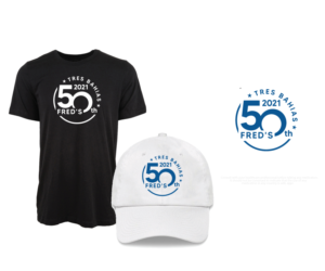 Fred's 50th/2021/Tres Bahias | Logo Design by step forward 2