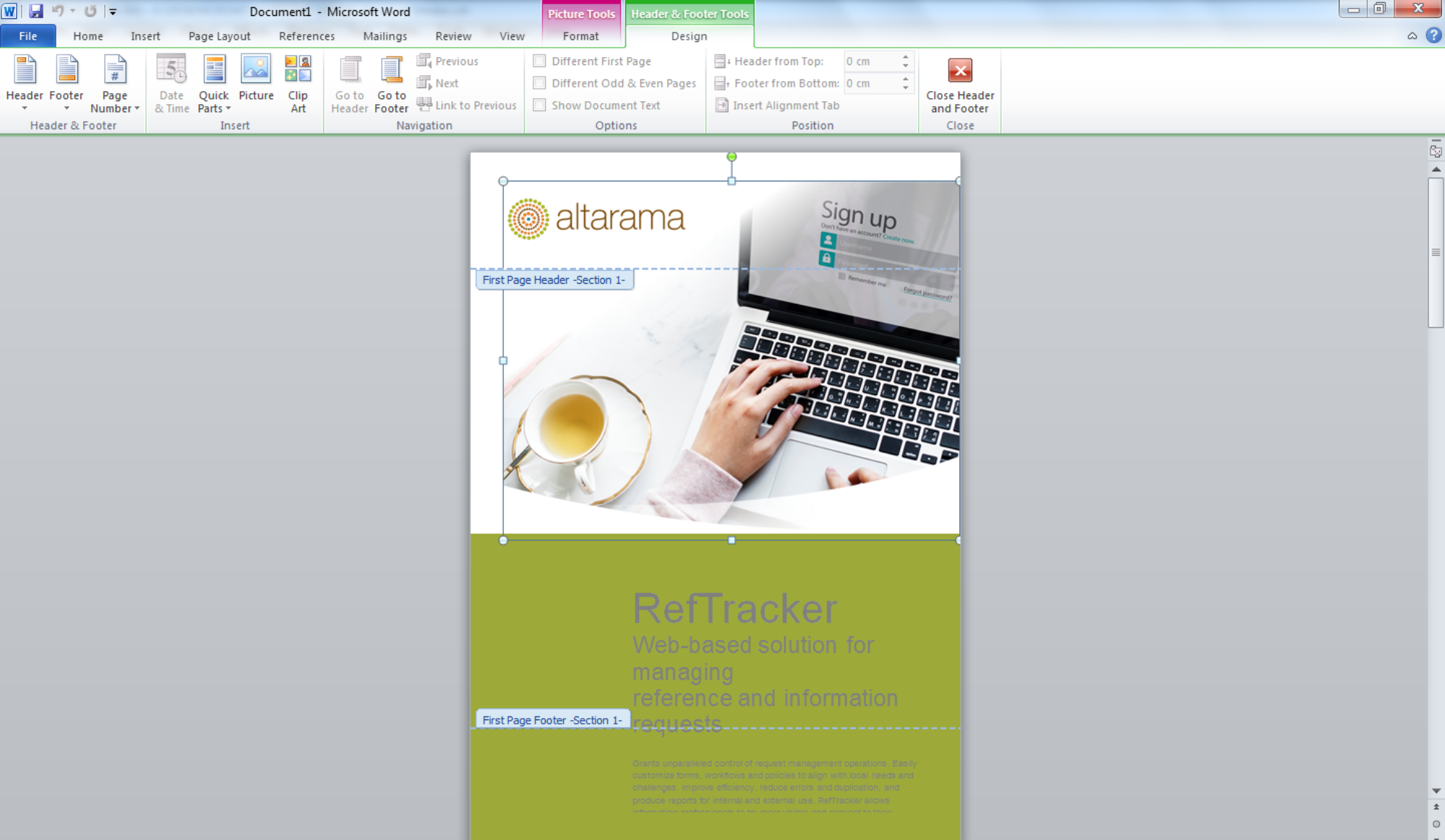 Word Template Design by nng for this project | Design #26225636