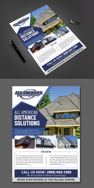 All American Disaster Solutions LLC | Design de Flyer par ecorokerz