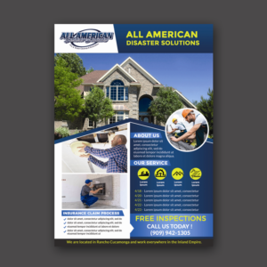All American Disaster Solutions LLC | Flyer Design by Schöpfer