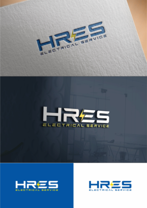 HRES Electrical Services | Logo Design by Dickythx16