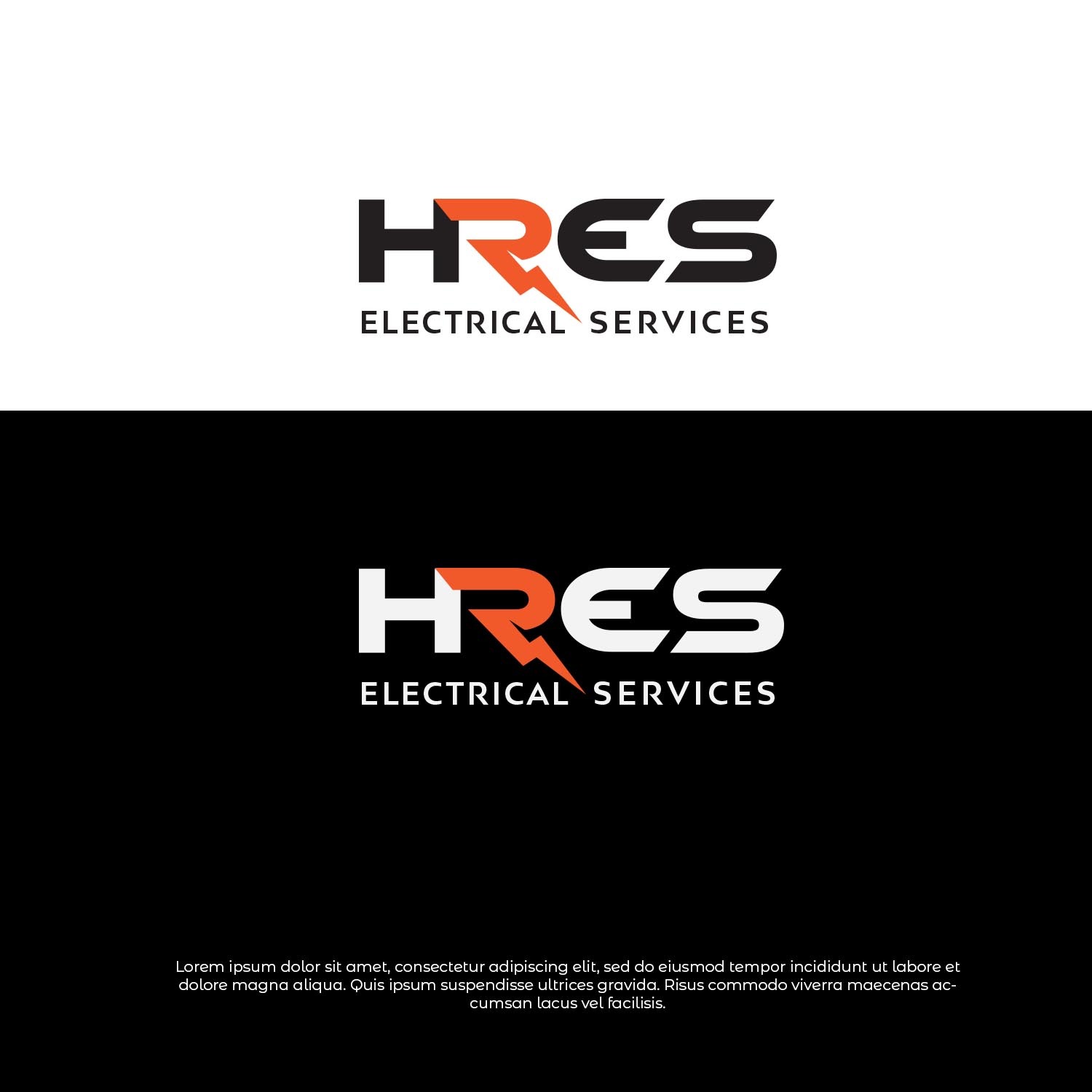 Logo Design by Finley Johnson for HRES Electrical Services | Design #26107244