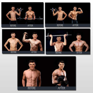 Personal Training Body Type Illustrations  | Diseño Gráfico por Petter Goms