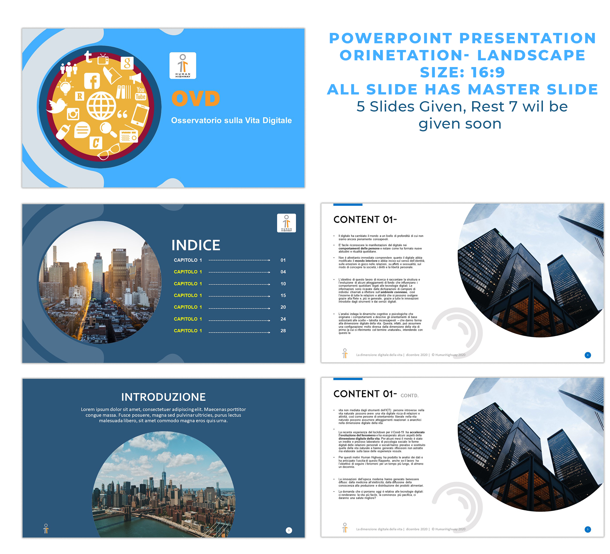 PowerPoint Design by Expert Designer for Human Highway srl - VAT 04759070966 | Design #26102557