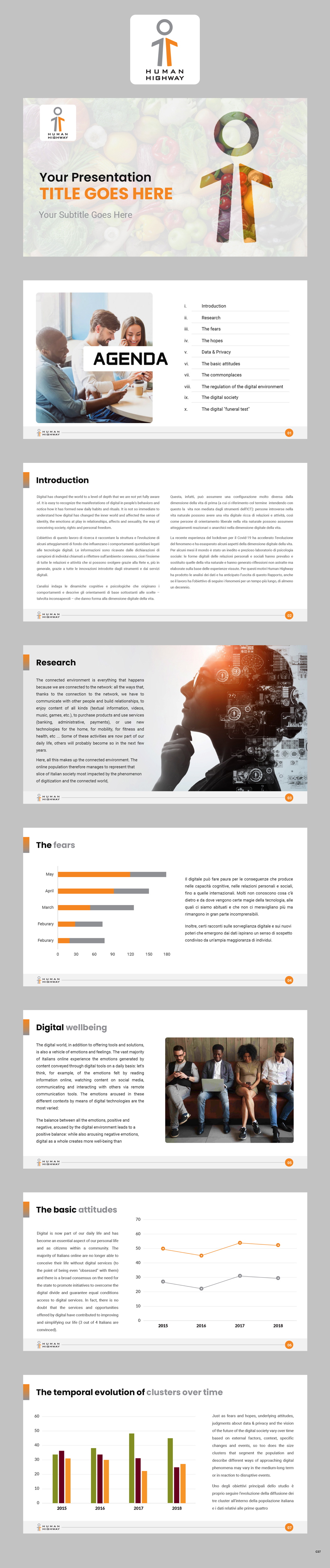 PowerPoint Design by pb for Human Highway srl - VAT 04759070966 | Design #26080900