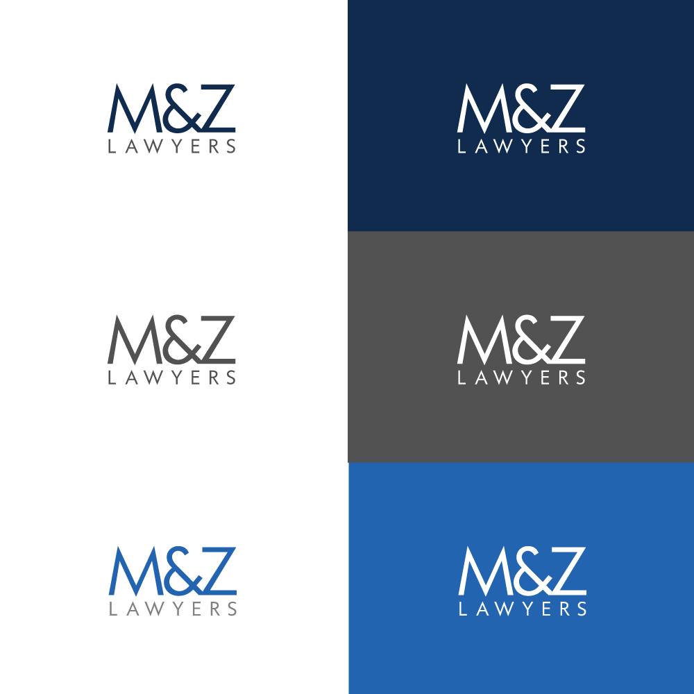 Logo Design by objects for M&Z Lawyers | Design #26086290