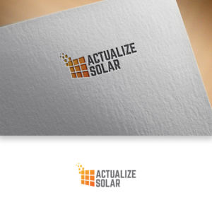 Actualize Solar | Logo Design by DesignDUO