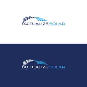 Actualize Solar | Logo Design by Rii