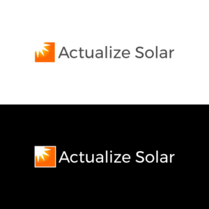 Actualize Solar | Logo Design by Avilash