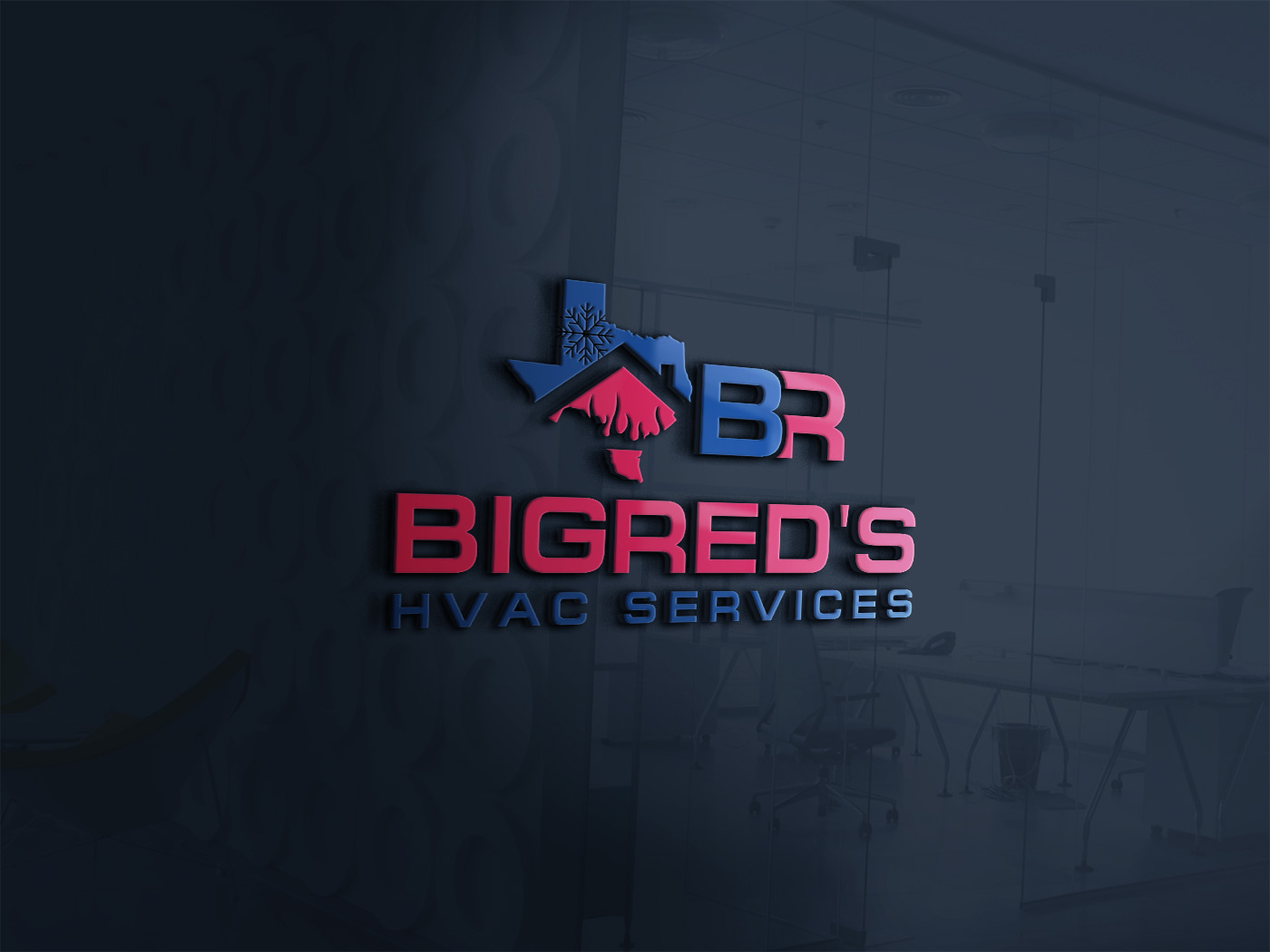 Logo Design by Deziners Zone for Big Red's HVAC Services | Design #26079729