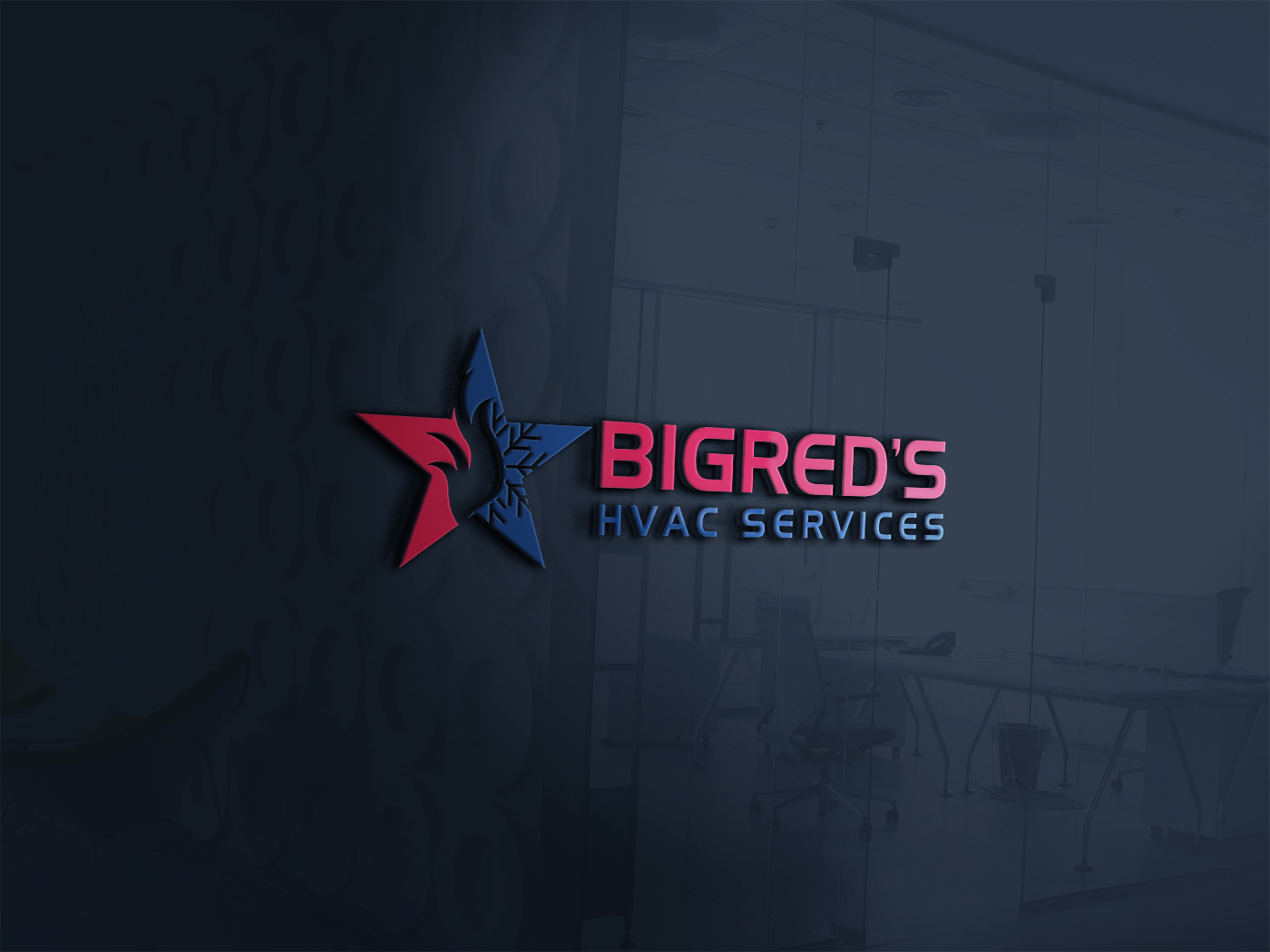 Logo Design by Deziners Zone for Big Red's HVAC Services | Design #26079732