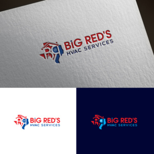 Big Red's HVAC Services | Logo Design by sankar999