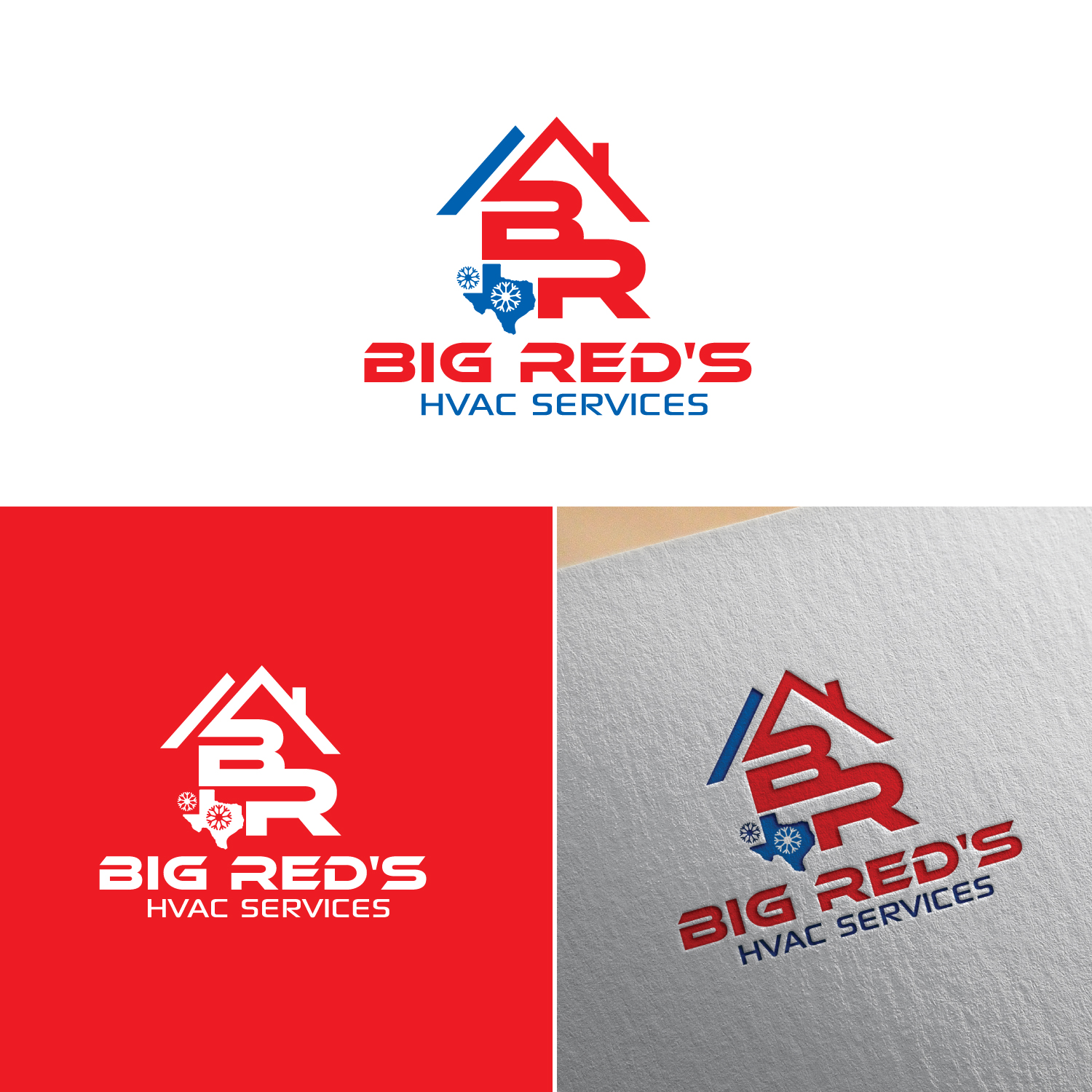 Logo Design by FourtuneDesign for Big Red's HVAC Services | Design #26078750