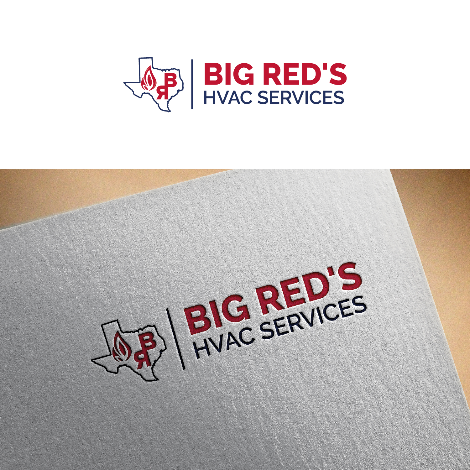 Logo Design by Maxo-Biz for Big Red's HVAC Services | Design #26084596