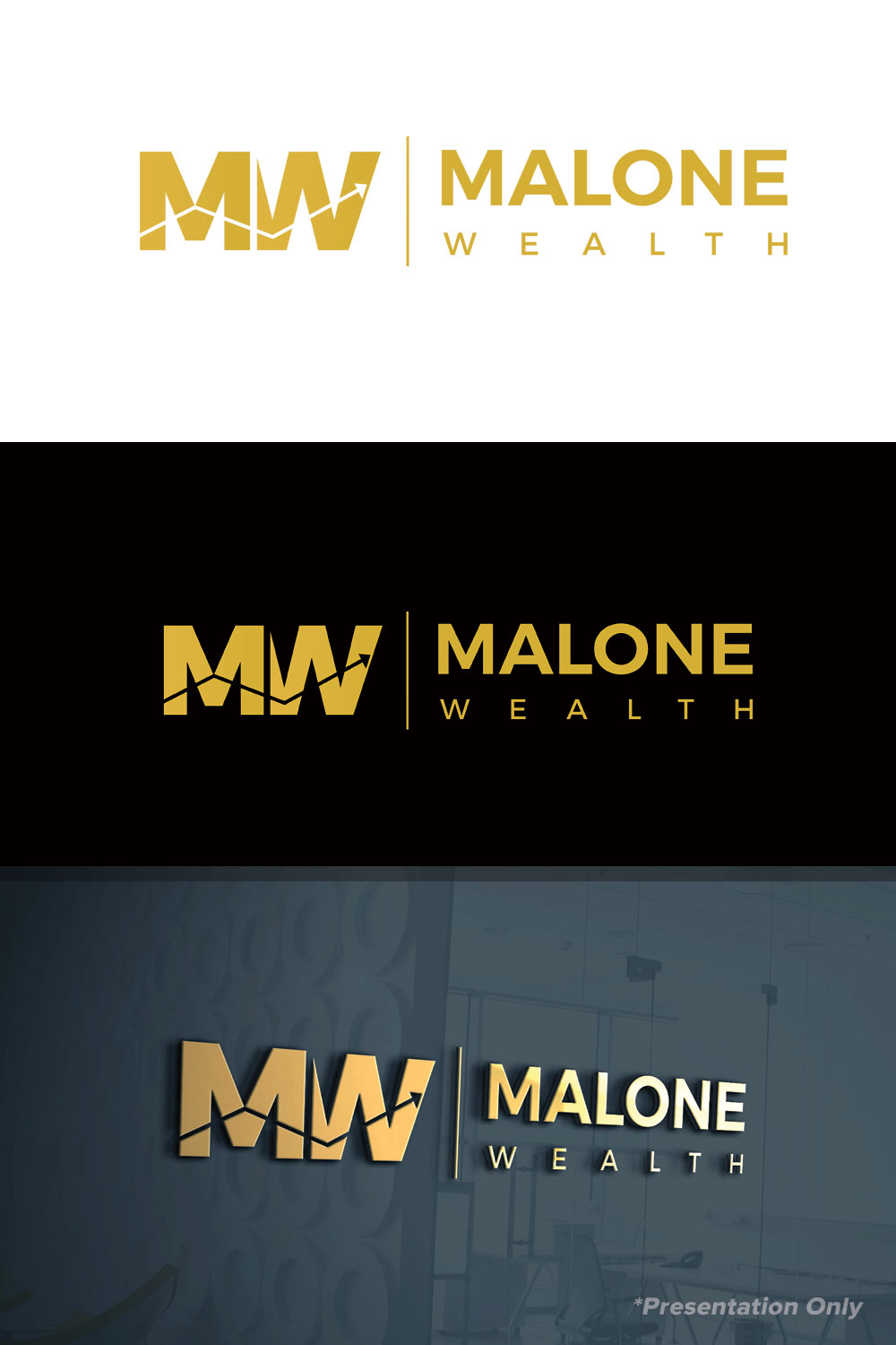 Logo Design by H4R5Z for Malone Wealth | Design #26087704