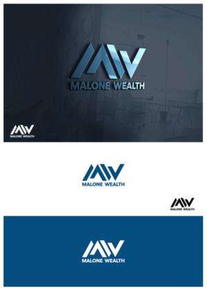 MW Malone Wealth | Logo Design by goranvisnjic82
