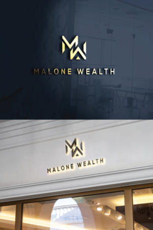 Logo Design by step forward 2 for Malone Wealth | Design: #26107856