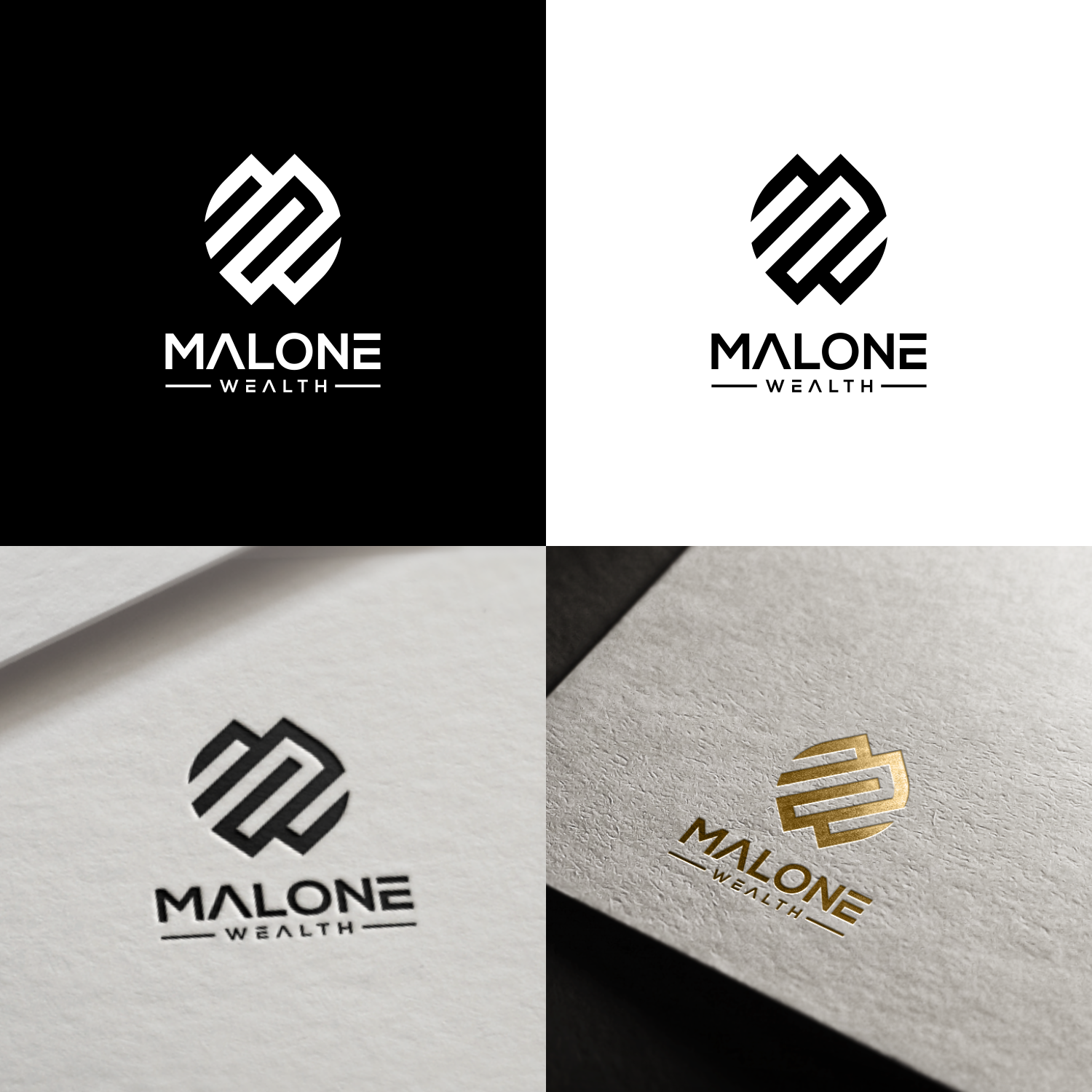 Logo Design by galang1996 2 for Malone Wealth | Design #26077103
